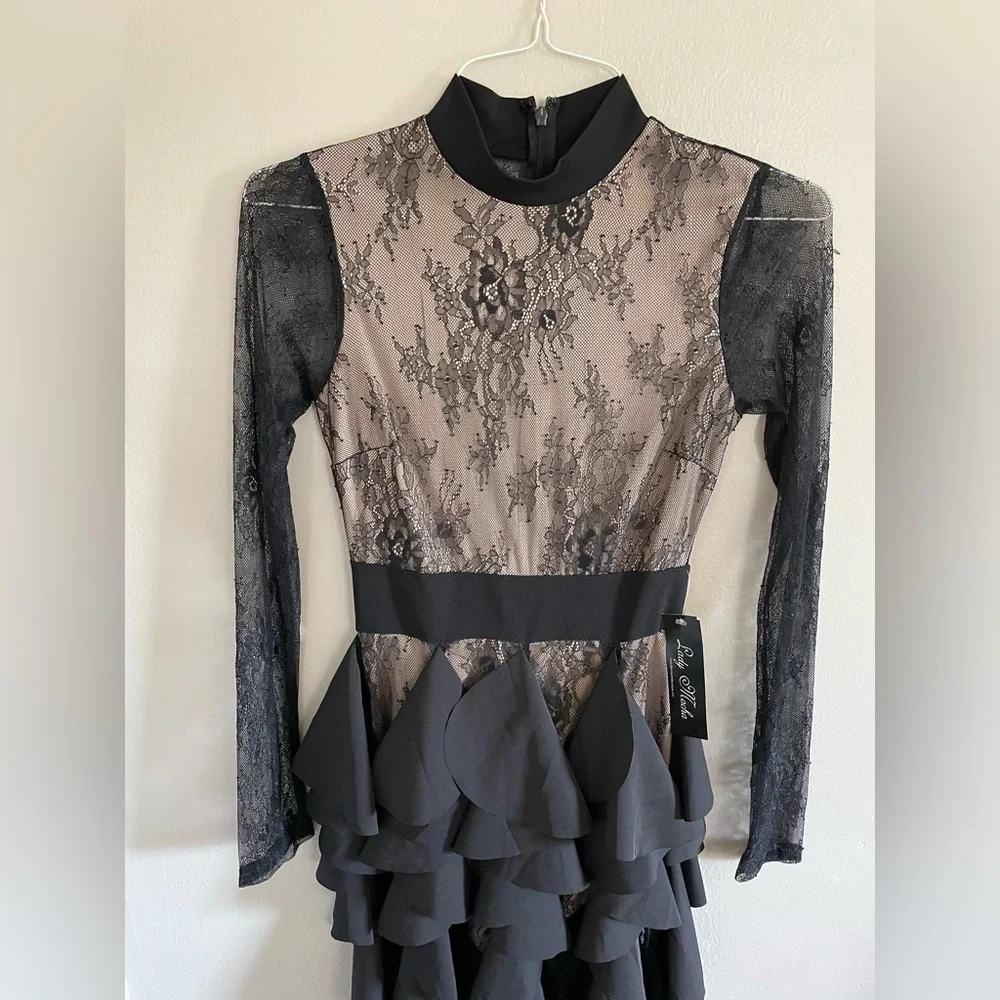 ALAMOUR BLITHE LA gown lace dress maxi NWT - Picture 3 of 13